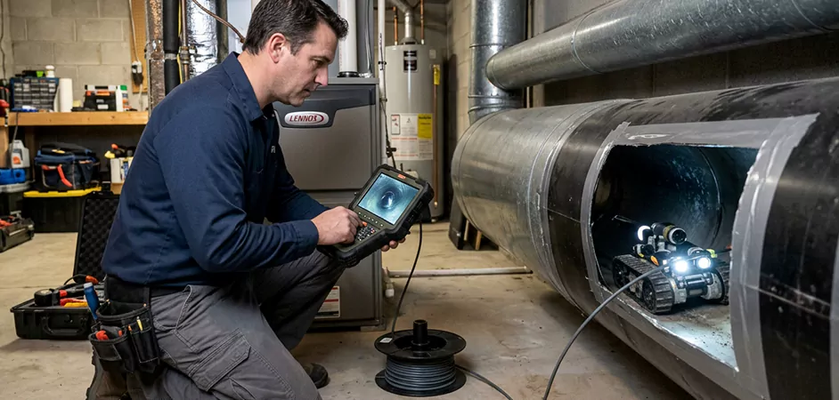 Robotic Duct Inspection in Edison, NJ