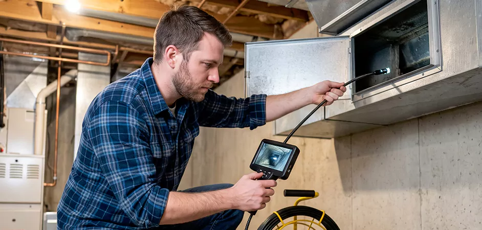 Post-Renovation Duct Inspection in Edison