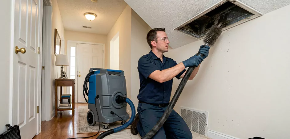 Mold-Affected Duct Deep Cleaning in Edison
