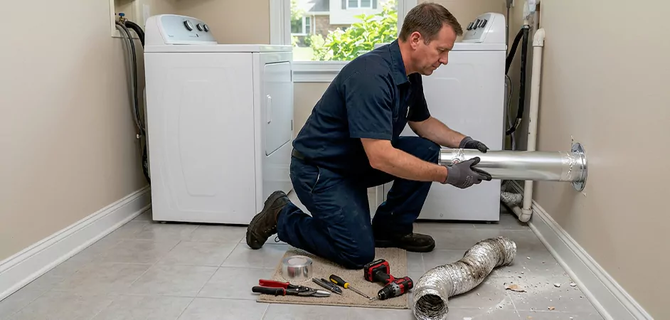Dryer Vent Replacement in Edison