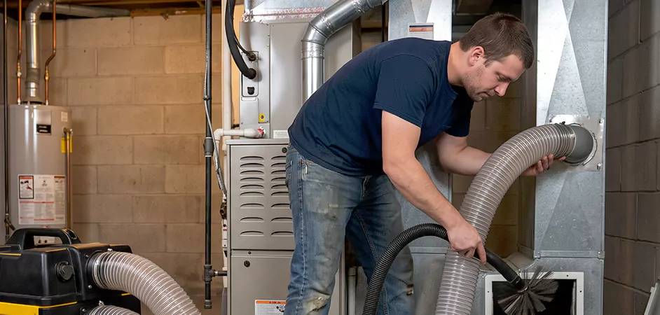 Negative Pressure Duct Cleaning for Large and Long Duct Systems in Edison